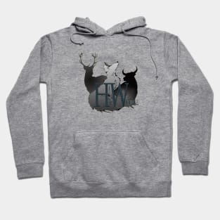 Vixen Stag and Bull HotWife design Hoodie